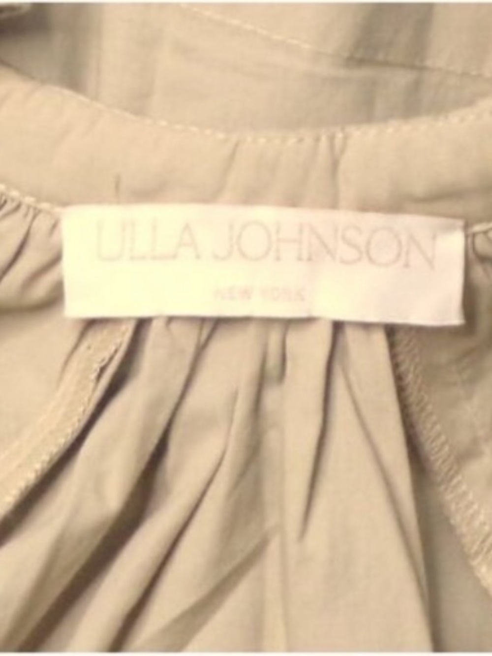 💫NWOT Ulla Johnson Joni Midi Dress in Khaki💫 - Picture 5 of 7